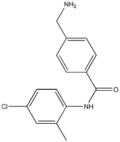 4-(aminomethyl)-N-(4-chloro-2-methylphenyl)benzamide Structure