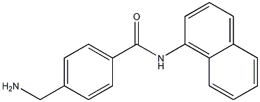 4-(aminomethyl)-N-(naphthalen-1-yl)benzamide 구조식 이미지
