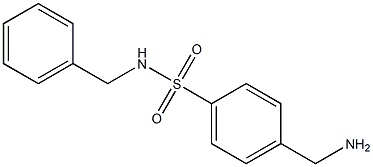 4-(aminomethyl)-N-benzylbenzene-1-sulfonamide Structure