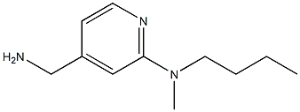 4-(aminomethyl)-N-butyl-N-methylpyridin-2-amine Structure