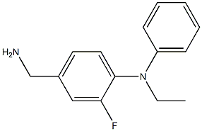 4-(aminomethyl)-N-ethyl-2-fluoro-N-phenylaniline Structure