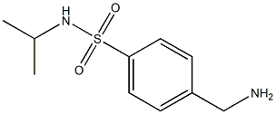 4-(aminomethyl)-N-isopropylbenzenesulfonamide Structure