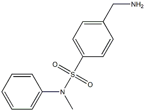 4-(aminomethyl)-N-methyl-N-phenylbenzenesulfonamide Structure