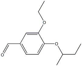 4-(butan-2-yloxy)-3-ethoxybenzaldehyde Structure