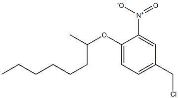 4-(chloromethyl)-2-nitro-1-(octan-2-yloxy)benzene Structure