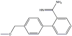 4'-(methoxymethyl)-1,1'-biphenyl-2-carboximidamide Structure