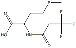 4-(methylthio)-2-[(3,3,3-trifluoropropanoyl)amino]butanoic acid Structure