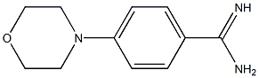 4-(morpholin-4-yl)benzene-1-carboximidamide 구조식 이미지