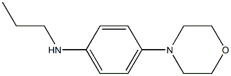 4-(morpholin-4-yl)-N-propylaniline 구조식 이미지