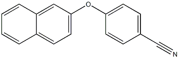 4-(naphthalen-2-yloxy)benzonitrile 구조식 이미지