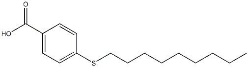 4-(nonylsulfanyl)benzoic acid Structure