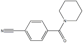 4-(piperidin-1-ylcarbonyl)benzonitrile 구조식 이미지