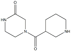 4-(piperidin-3-ylcarbonyl)piperazin-2-one Structure