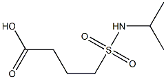 4-(propan-2-ylsulfamoyl)butanoic acid Structure