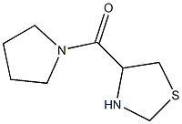 4-(pyrrolidin-1-ylcarbonyl)-1,3-thiazolidine Structure