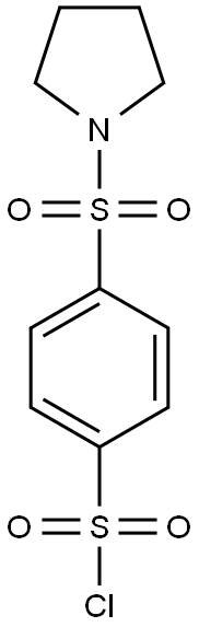 4-(pyrrolidine-1-sulfonyl)benzene-1-sulfonyl chloride Structure