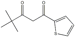 4,4-dimethyl-1-(thiophen-2-yl)pentane-1,3-dione Structure