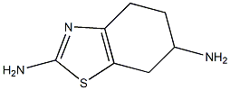 4,5,6,7-tetrahydro-1,3-benzothiazole-2,6-diamine 구조식 이미지