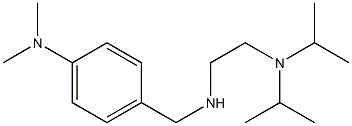 4-[({2-[bis(propan-2-yl)amino]ethyl}amino)methyl]-N,N-dimethylaniline 구조식 이미지