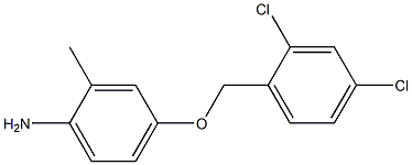 4-[(2,4-dichlorophenyl)methoxy]-2-methylaniline 구조식 이미지