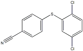 4-[(2,5-dichlorophenyl)sulfanyl]benzonitrile Structure