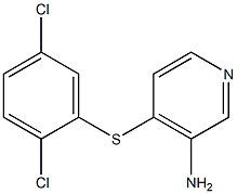 4-[(2,5-dichlorophenyl)sulfanyl]pyridin-3-amine Structure