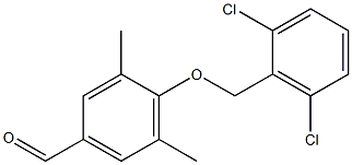 4-[(2,6-dichlorophenyl)methoxy]-3,5-dimethylbenzaldehyde Structure
