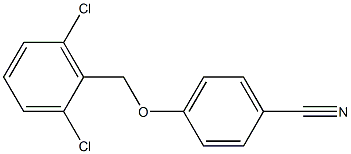 4-[(2,6-dichlorophenyl)methoxy]benzonitrile Structure
