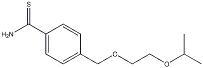 4-[(2-isopropoxyethoxy)methyl]benzenecarbothioamide 구조식 이미지