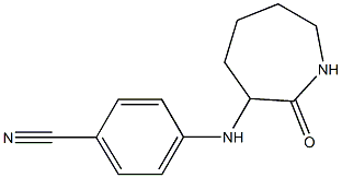 4-[(2-oxoazepan-3-yl)amino]benzonitrile Structure