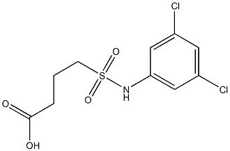 4-[(3,5-dichlorophenyl)sulfamoyl]butanoic acid Structure