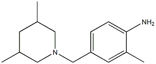 4-[(3,5-dimethylpiperidin-1-yl)methyl]-2-methylaniline 구조식 이미지