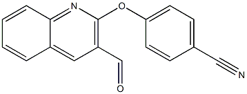 4-[(3-formylquinolin-2-yl)oxy]benzonitrile 구조식 이미지