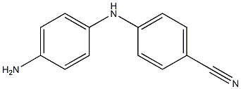 4-[(4-aminophenyl)amino]benzonitrile Structure