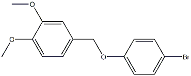 4-[(4-bromophenoxy)methyl]-1,2-dimethoxybenzene 구조식 이미지