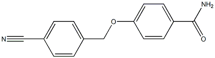 4-[(4-cyanophenyl)methoxy]benzamide Structure
