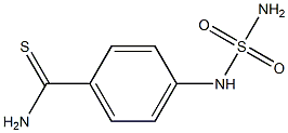 4-[(aminosulfonyl)amino]benzenecarbothioamide Structure