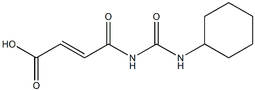 4-[(cyclohexylcarbamoyl)amino]-4-oxobut-2-enoic acid Structure