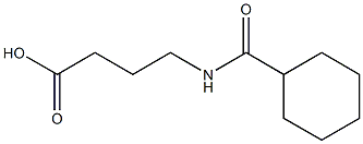 4-[(cyclohexylcarbonyl)amino]butanoic acid Structure