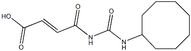 4-[(cyclooctylcarbamoyl)amino]-4-oxobut-2-enoic acid 구조식 이미지