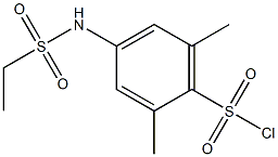 4-[(ethylsulfonyl)amino]-2,6-dimethylbenzenesulfonyl chloride 구조식 이미지