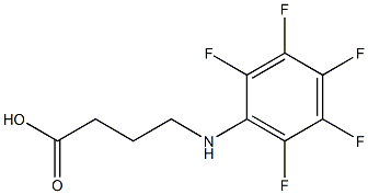 4-[(pentafluorophenyl)amino]butanoic acid Structure