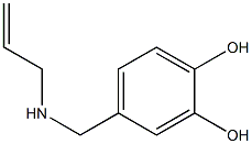 4-[(prop-2-en-1-ylamino)methyl]benzene-1,2-diol Structure