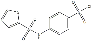 4-[(thien-2-ylsulfonyl)amino]benzenesulfonyl chloride 구조식 이미지