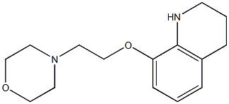 4-[2-(1,2,3,4-tetrahydroquinolin-8-yloxy)ethyl]morpholine Structure