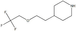 4-[2-(2,2,2-trifluoroethoxy)ethyl]piperidine 구조식 이미지