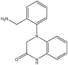 4-[2-(aminomethyl)phenyl]-1,2,3,4-tetrahydroquinoxalin-2-one 구조식 이미지