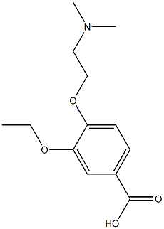 4-[2-(dimethylamino)ethoxy]-3-ethoxybenzoic acid Structure