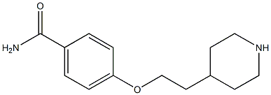 4-[2-(piperidin-4-yl)ethoxy]benzamide 구조식 이미지