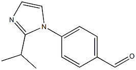 4-[2-(propan-2-yl)-1H-imidazol-1-yl]benzaldehyde 구조식 이미지